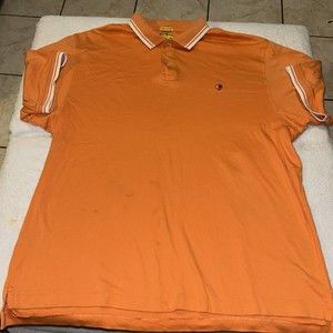Duck Head Polo Shirt Mens XL Orange  Casual Golf Rugby Lightweight Pima Cotton